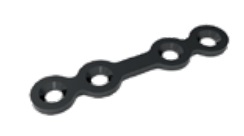 TM Bauer’s Synthes Пластина пряма для фалангів пальців з центральним простором під гвинти 2.0 мм